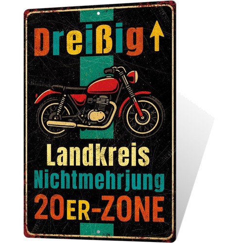 Motorrad schild wanddekoration - motorrad,