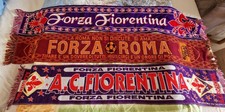 FANSCHALS AC FLORENZ /AS ROMA 3STK ORIG Aus ITALIEN Topp Zustand