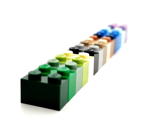 50x lego 1x2 steine 3004 - in, 35