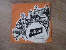 Vinyl7 Schallplattencover 50er Jahre Club Schallplatten Rarität