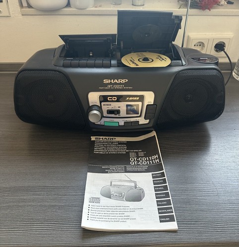 Sharp cd111 tragbares cd - sharp,