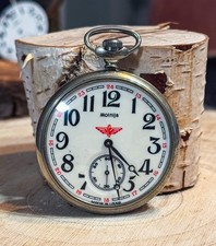 Molnija Taschenuhr Eisenbahn