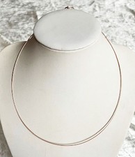 Edelstahl-Halsreif, schmaler