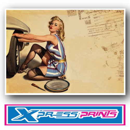 Vintage sexy pin girl - vintage,