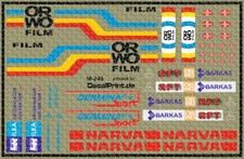 Decals 1 Satz DDR Orwo, Narva