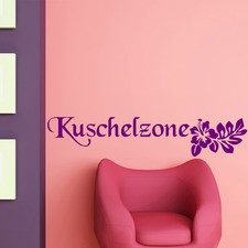 Wandtattoo Kuschelzone Autotattoo Schriftzug XXL +86+