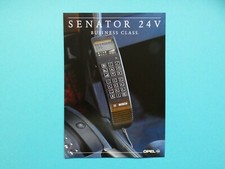 Prospekt / Katalog / Broschüre - Opel Senator B - 24V Business Class - 03/92