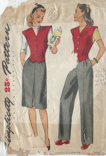 1945 vintage schnittmuster - 1945,