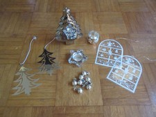 Weihnachtsdeko - Set 8 tlg. "Silber"