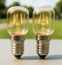 HEITECH Kühlschranklampe 2er Pack E14 Glühbirne Backofen Mikrowelle Ersatz-Birne