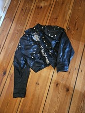 Bomber Lederjacken Cropped