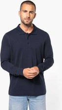 Herren Langarm-Polohemd