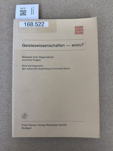 Geisteswissenschaften wozu - geisteswissenschaften,