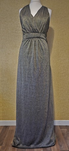 Coast gold sparkle maxikleid - gold,