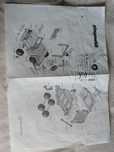 Playmobil 3754 nur bauplan - playmobil,