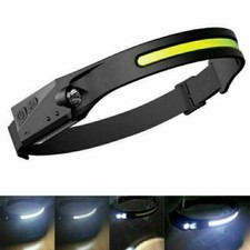 Kopfleuchte COB+LED Schwarz, 5