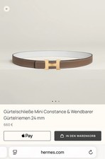 Hermes Gürtel Constance Fullset neuw. wendbar