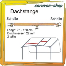 Dachauflagestange 22mm 75-120