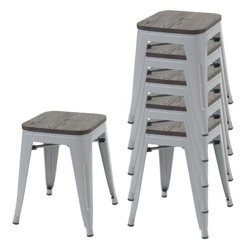 6er set sitzhocker hwc - 6er-set,