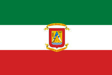 Fahne Flagge Montecristi Stadt (Ecuador) 20 x 30 cm Bootsflagge Premiumqualität