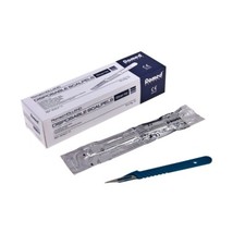 Romed Einmal-Skalpelle mit Griff, 10 Stück einzeln steril verpackt