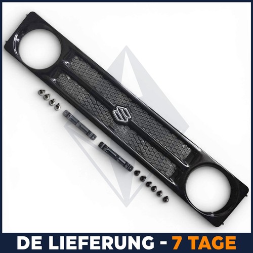 Glänzender kühlergrill mit - glänzender,