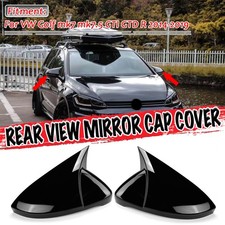 Paar Spiegelkappen Abdeckung Gehäuse Für VW Golf mk7 mk7.5 GTI GTD R 2014-2019