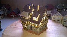 Kibri 43754 Bausatz gebaut 1:87 HO Haus, Gebäude - Rathskeller/Fachwerkstadthaus