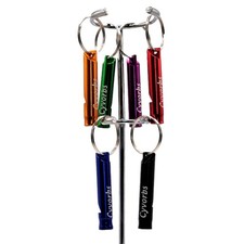 Notfallpfeife Aluminium Signalpfeife Hundepfeife laut leicht robust Sicherheit