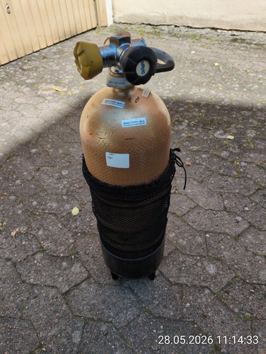 10l tauchflasche gold 200bar - 10l,