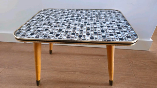 Blumen beistelltisch hocker - beistelltisch,