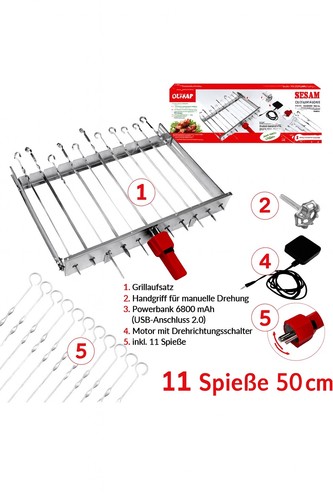 Mehrfacher spießdreher - mehrfacher, 11