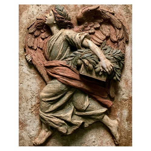 Engel relief skulptur - relief, poster