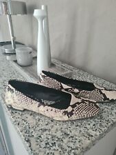 Zara Schuhe Ballerinas Mokassins Schwarz Braun Gr 37 Neu