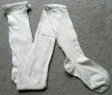 Damen Strick Strumpfhose Hochelastisch Super Soft Creme Gr.42/44 Gummizug ONLINE