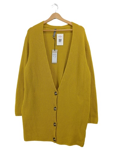 Strickjacke senfgelb - strickjacke,