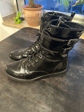 Tamaris 41 Boots Stiefeletten schwarz Duo-Tex