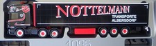 Herpa 308496   Scania R TL 6x2 Gardinenplanen-Sattelzug  "Nottelmann"