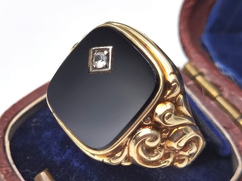 Vintage herrenring 333 gold - 333,