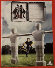 B11. Adidas F50 Tunit Fussball Schuhe / Lukas Podolski Werbeanzeige 2008
