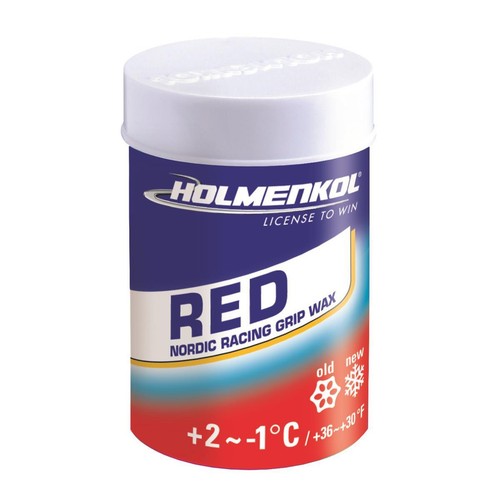 Holmenkol grip red 1 - red, +2°c/-1°c