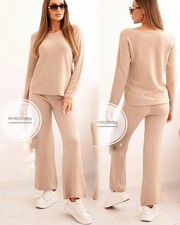 Damen Strickanzug Zweiteiler