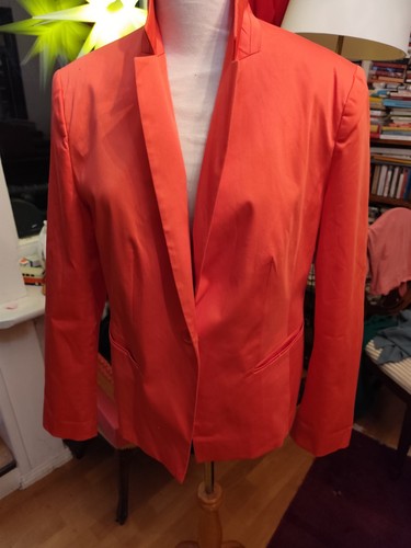 Adagio baumwolle blazer - baumwolle, orange