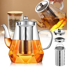 1L Glasteekanne Glaskanne