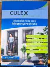 Moskitonetz mit Magnetverschluss 100x220cm,Schwarz für Türen Zum Durchgehen Neu