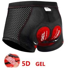 Herren Radhose 5D Gel gepolstert Unterwäsche MTB Mountainbike Fahrrad kurze Hose