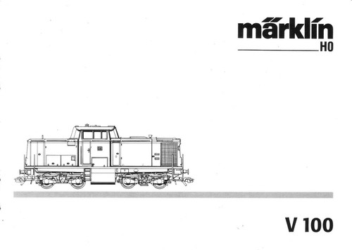 Märklin bedienungsanleitung - mÄrklin,