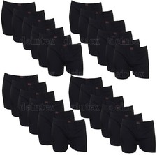Herren Boxershorts S M L XL XXL 3XL 4XL 5XL 6XL Baumwolle Unterhosen Schwarz