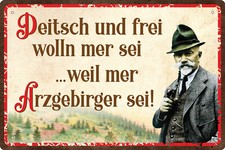 Blechschild Schild 20x30 cm -