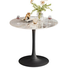 Rund Bistrotisch Marmor Optik Stehtisch Bartisch Tresentisch Küchentisch Gold 